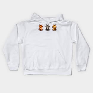 Stardew Valley Pets: 3 Cats Kids Hoodie